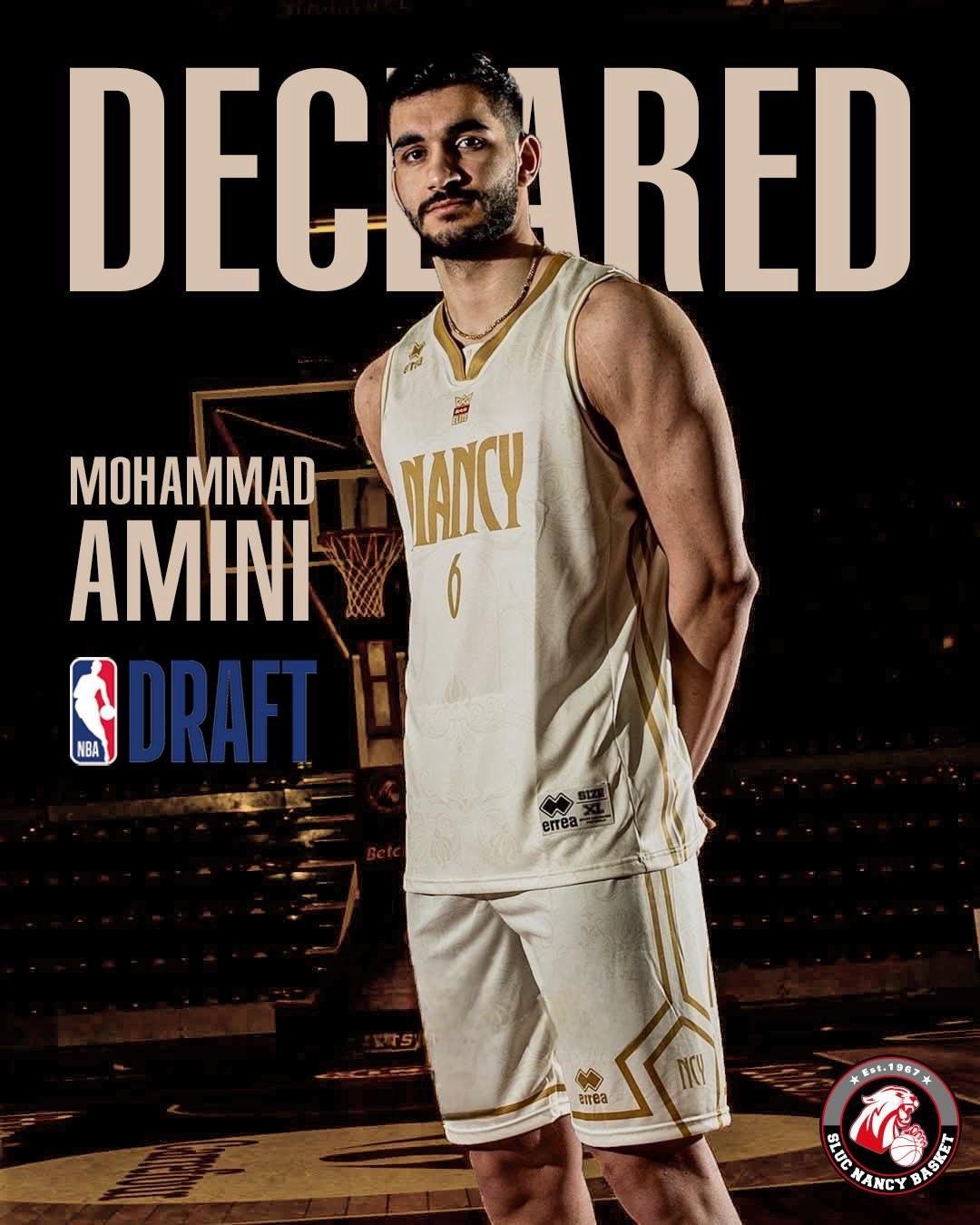 手机客户端-勇闯美利坚，官方：伊朗20岁前锋阿米尼将参加2026年NBA选秀